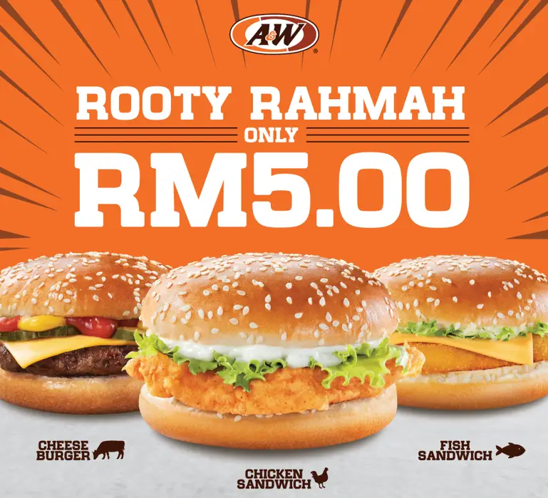 A&W BURGERS MENU & PRICES