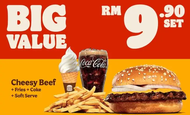 BURGER KING BEEF with PRICES