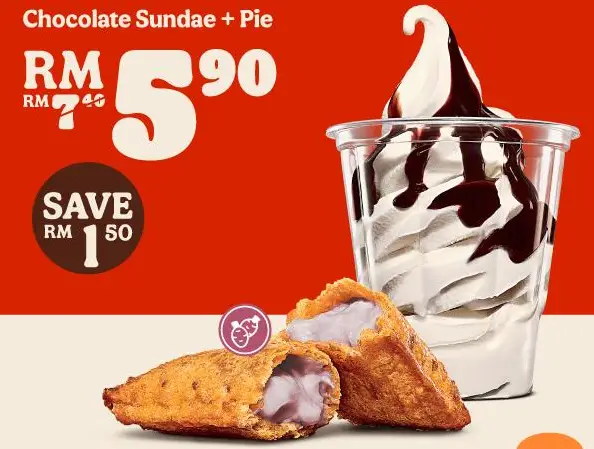 BURGER KING DESSERTS with latest PRICES