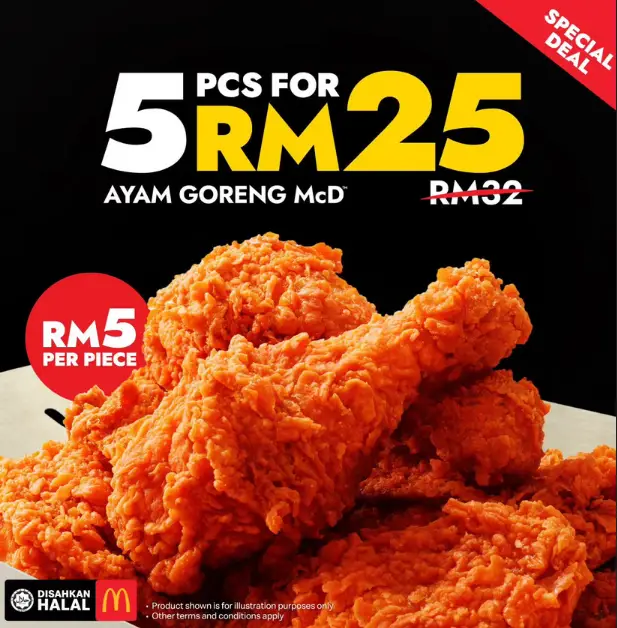 MCDONALD’S AYAM GORENG & NUGGETS with PRICES