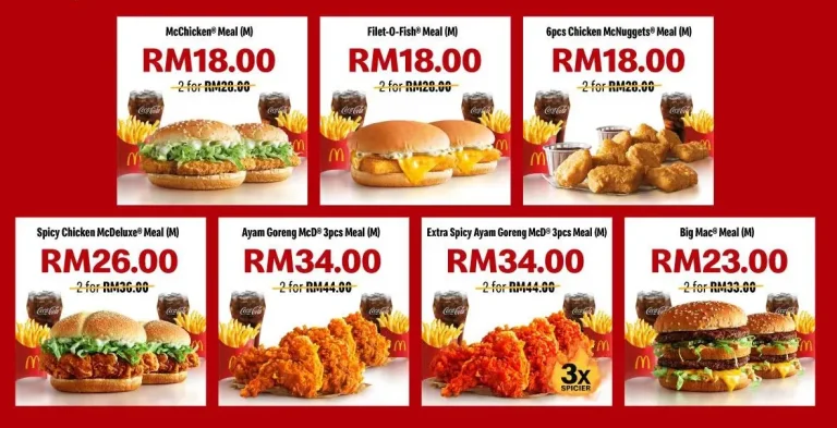 McDonald’s Menu Malaysia & Updated Prices 2024