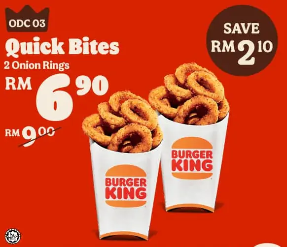 SIDE PRICES of BURGER KING menu