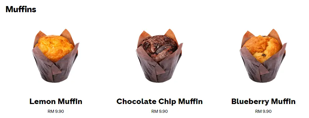 COSTA COFFEE MUFFINS with latest PRICES