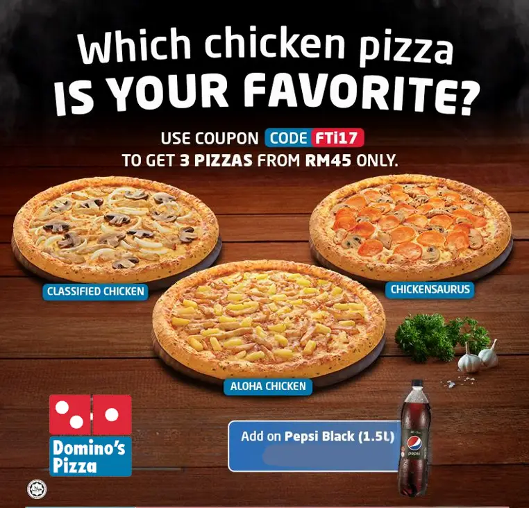 DOMINO’S PIZZA ALL-TIME FAVORITE with latest PRICES