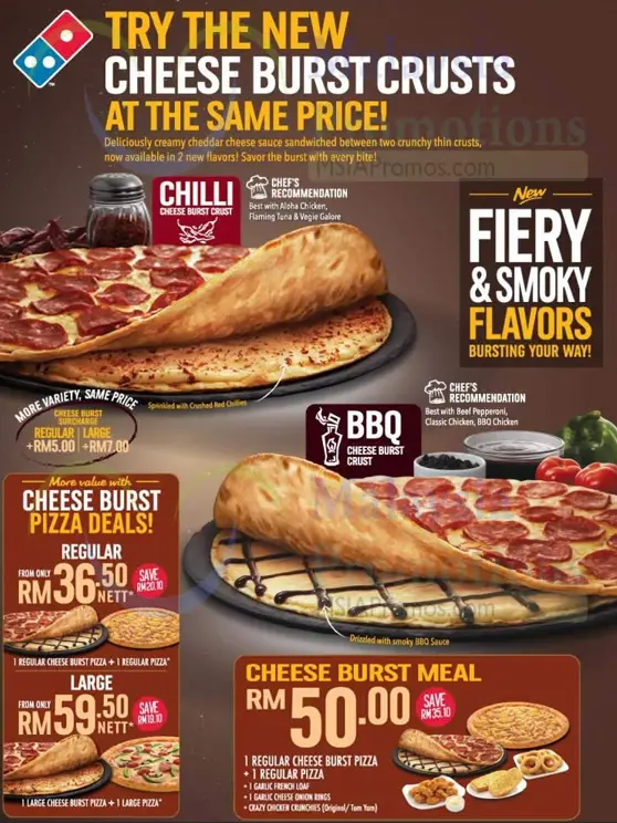 Domino’s Pizza Menu Malaysia & Updated Prices 2024