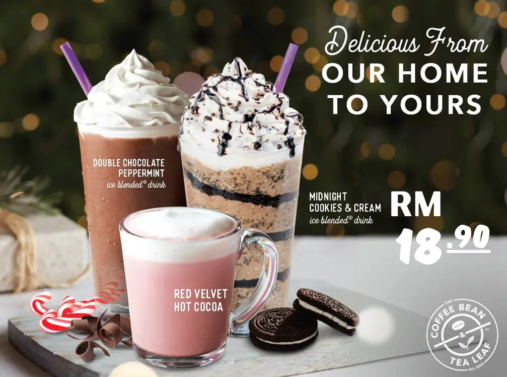 MENU of THE COFFEE BEAN AND TEA LEAF MIDNIGHT