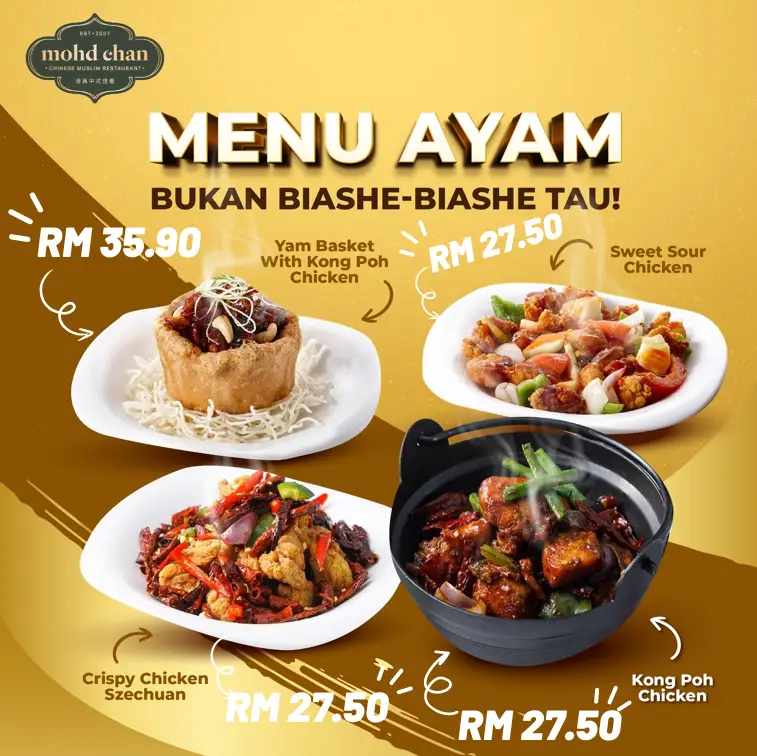 MOHD CHAN AYAM with updated PRICES