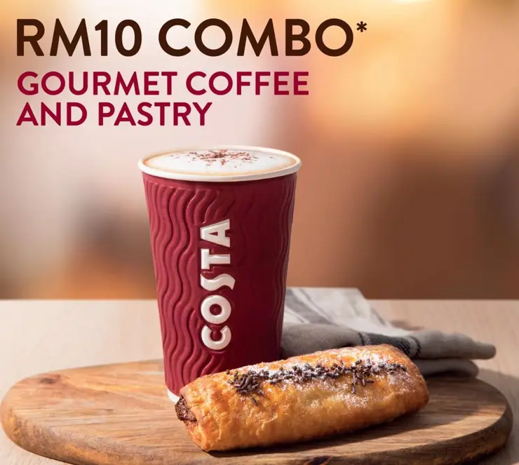 PASTRIES PRICES OF COSTA COFFEE MENU