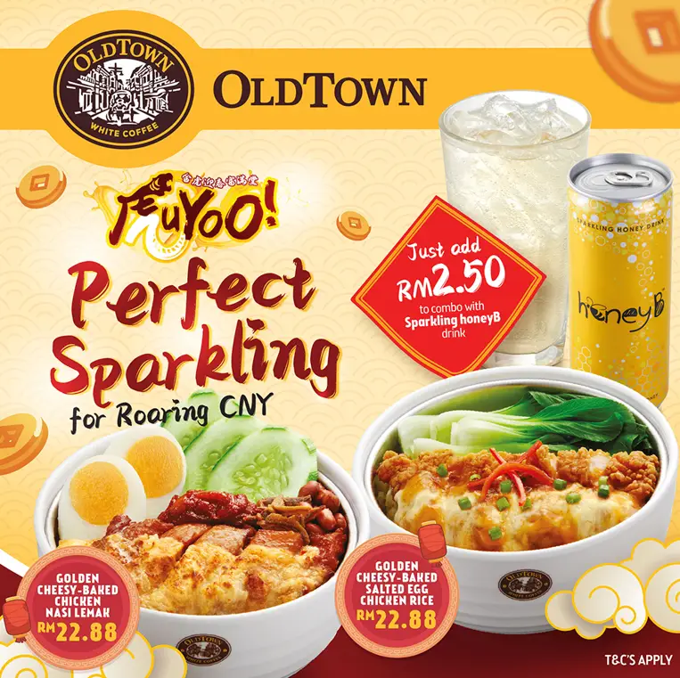 PRICES of FLAVOURED RICE SERIES menu OLDTOWN WHITE COFFEE