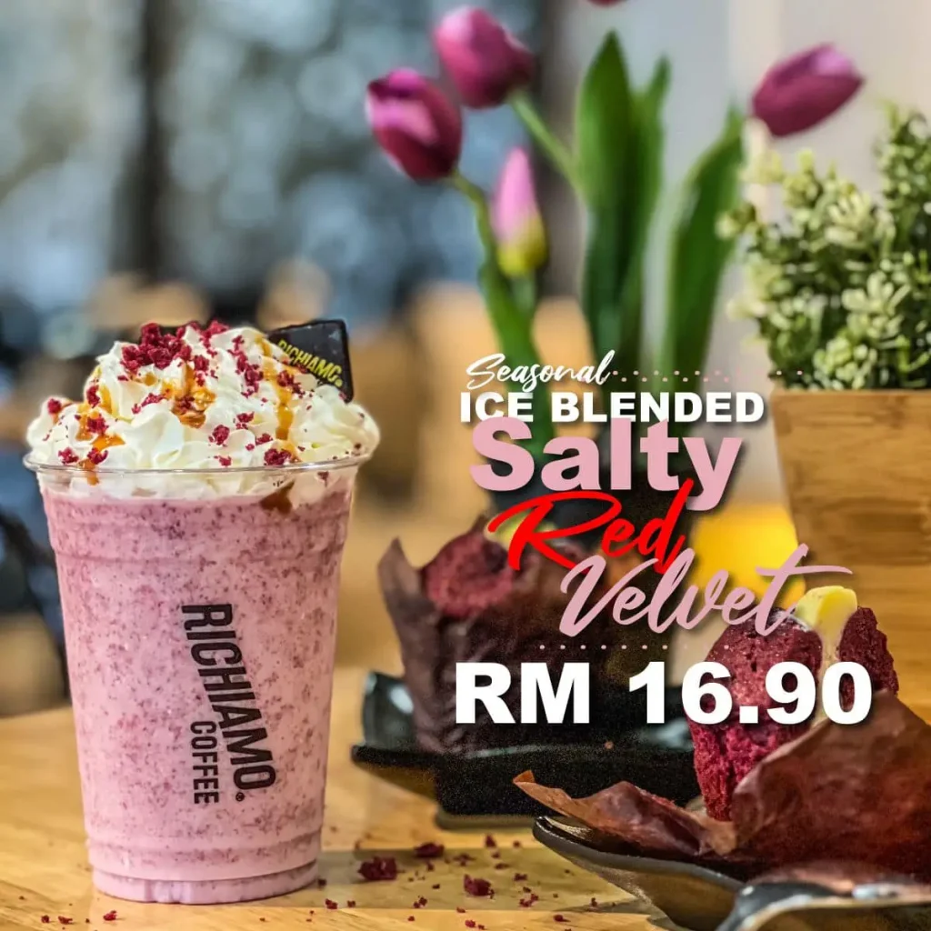 RICHIAMO MENU ICE BLENDED with PRICES