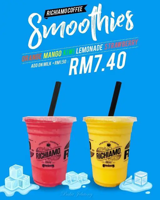 RICHIAMO SMOOTHIES & BUBA with updated PRICES