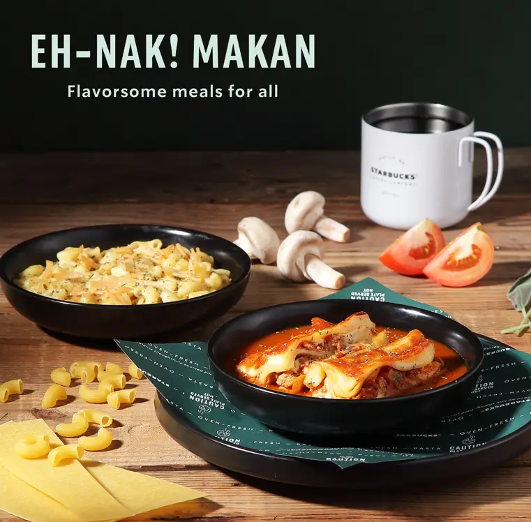 STARBUCKS EH-NAK! MAKAN with updated PRICES