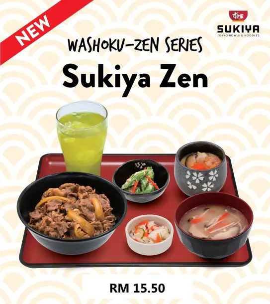 SUKIYA WASHOKU ZEN PRICES