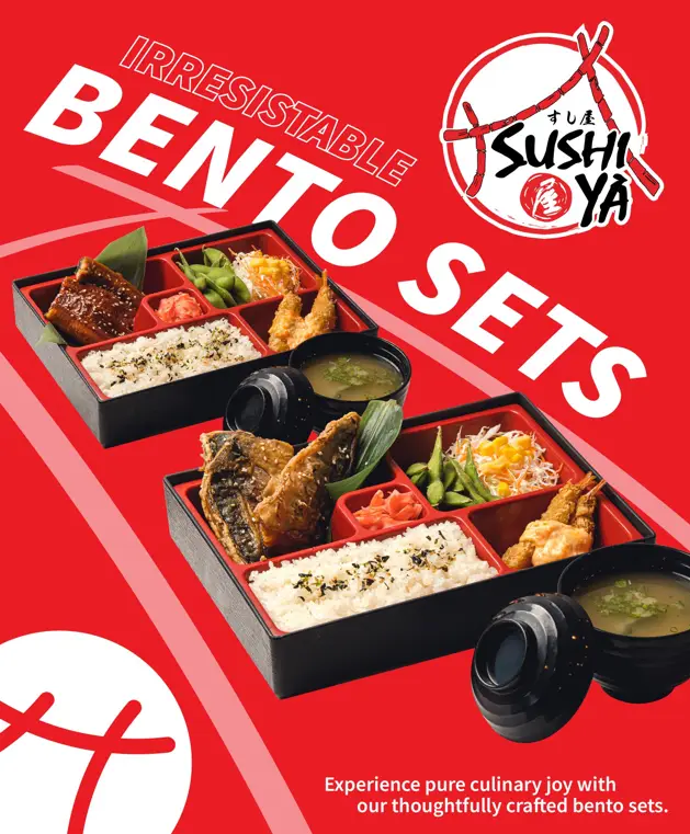 SUSHI YA MENU OF KID’S BENTO PRICES