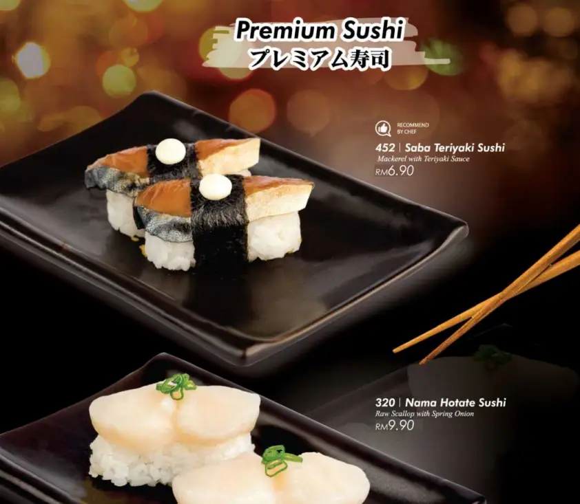 SUSHI YA PREMIUM SUSHI WITH LATEST PRICES