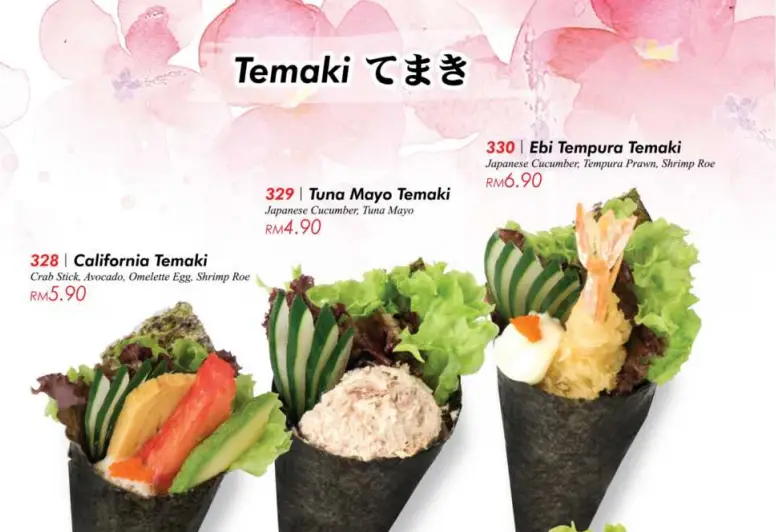 SUSHI YA TEMAKI WITH MENU & PRICES