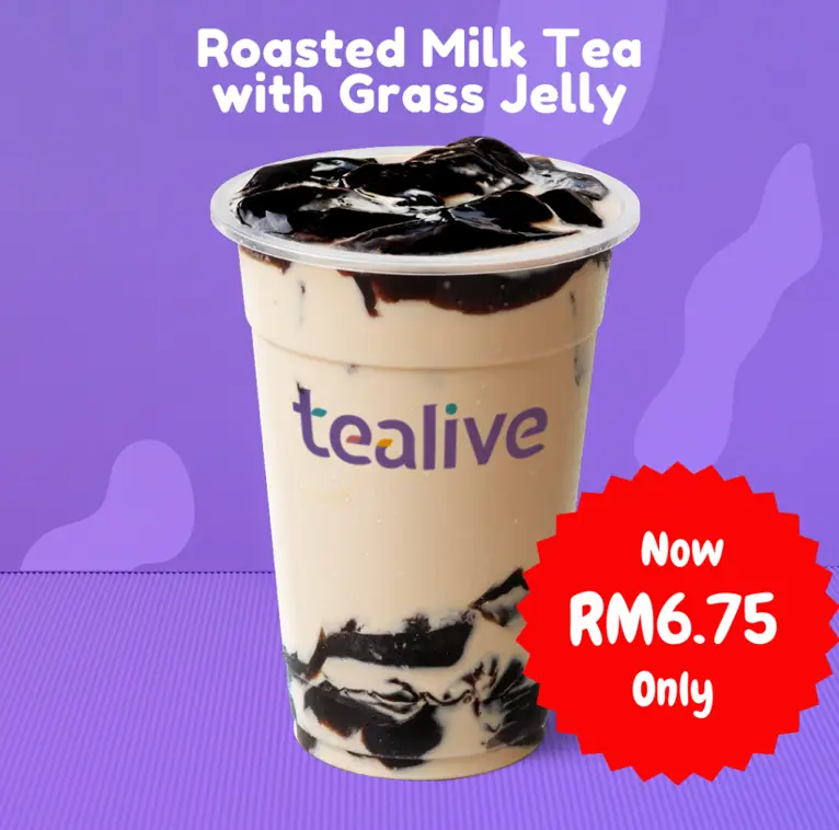 TEALIVE MILK TEA menu & PRICES