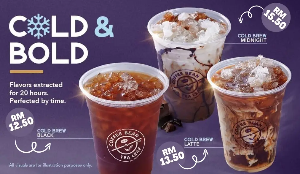 THE COFFEE BEAN AND TEA LEAF MENU COLD & BOLD