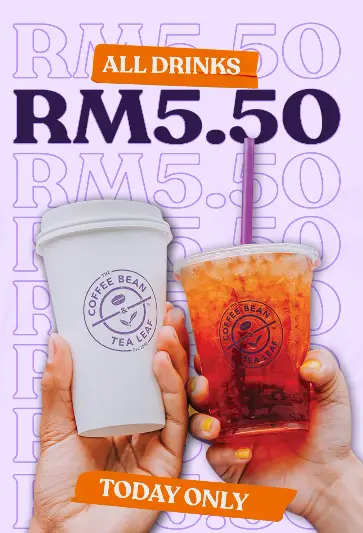 THE COFFEE BEAN & TEA LEAF BEVERAGES Prices