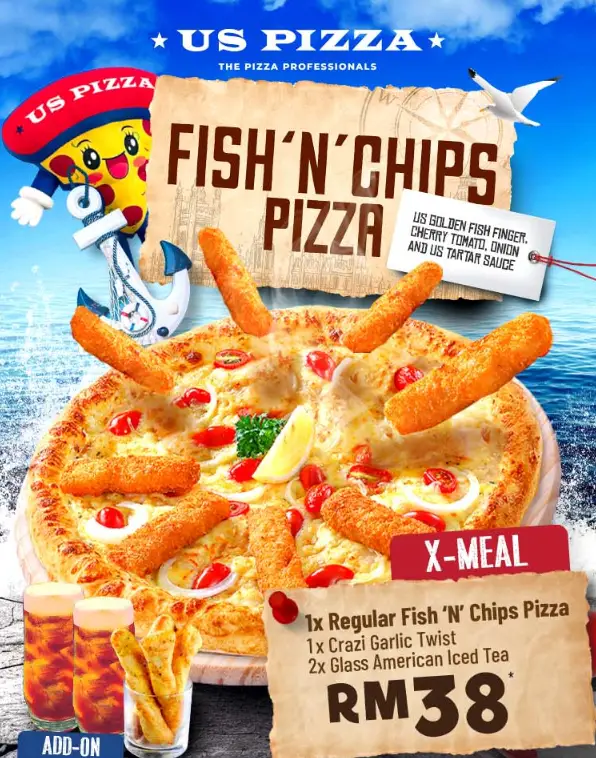 US PIZZA MENU CHEF’S BEST with PRICES