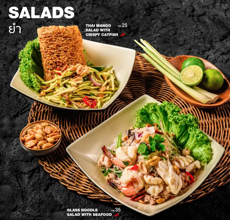 ABSOLUTE THAI SALADS WITH MENU & PRICES