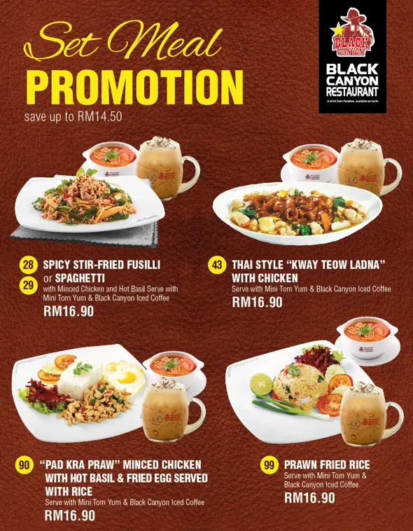 Black Canyon Menu Malaysia & Updated Prices 2024