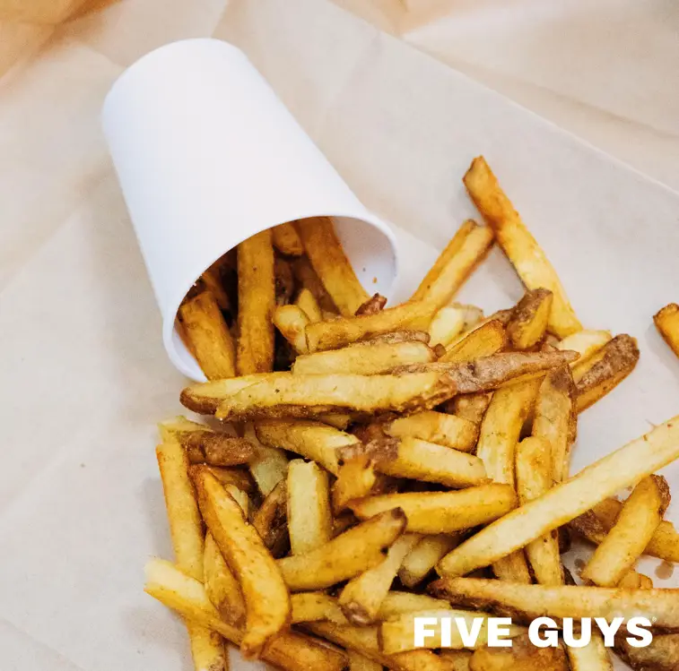 FIVE GUYS FRIES WITH LATEST PRICES