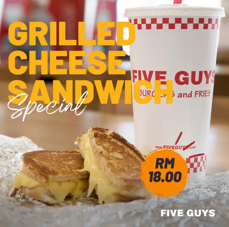 FIVE GUYS SANDWICHES WITH PRICES