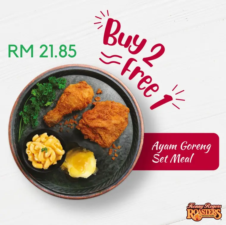 KENNY ROGERS ROASTERS AYAM GORENG LATSET PRICES