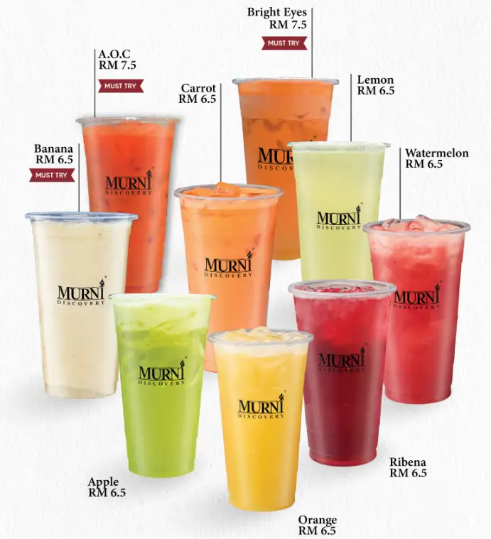 MURNI DISCOVERY JUICES WITH PRICES