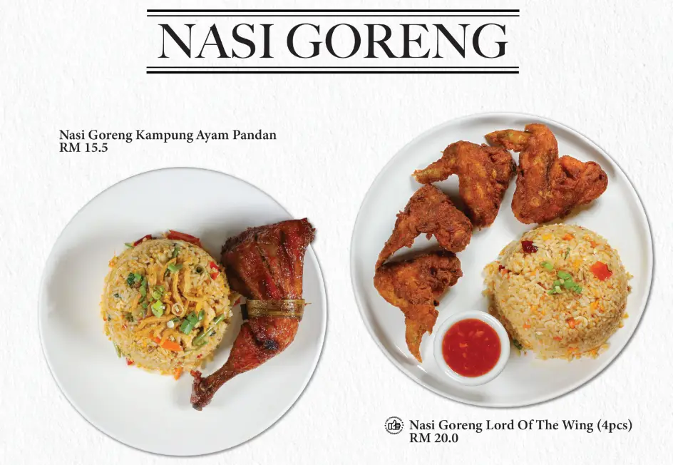 MURNI DISCOVERY MENU OF NASI GORENG PRICES