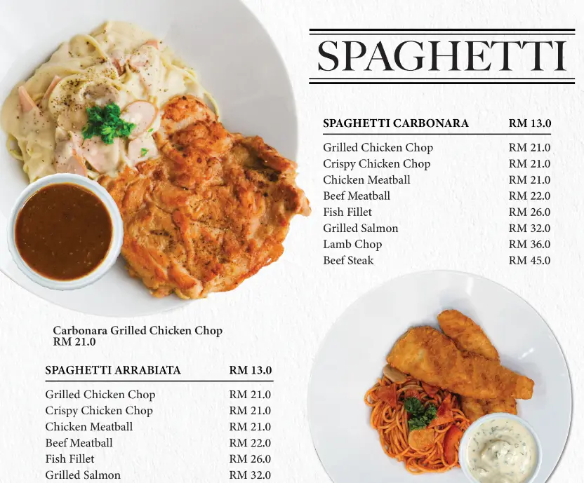 MURNI DISCOVERY SPAGHETTI WITH MENU & PRICES