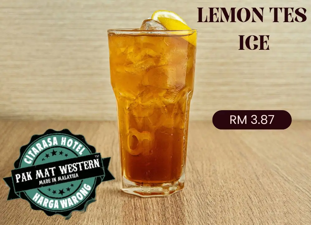 PAK MAT WESTERN CAFE AIR MINUMAN WITH MENU