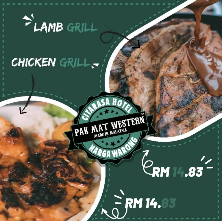 PAK MAT WESTERN CAFE MAIN MENU