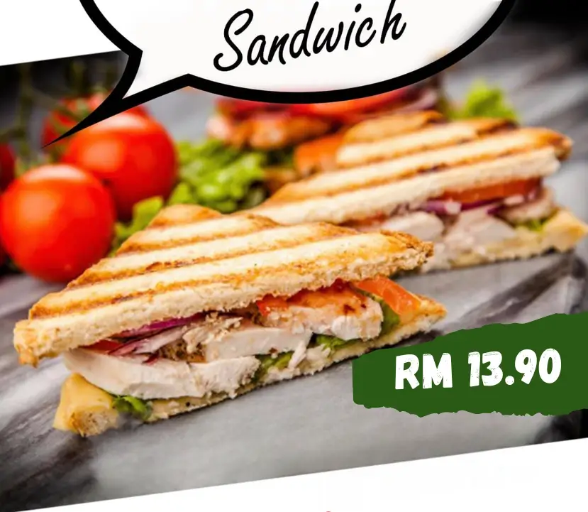 PIZZA VS SATAY SANDWICHES WITH PRICES