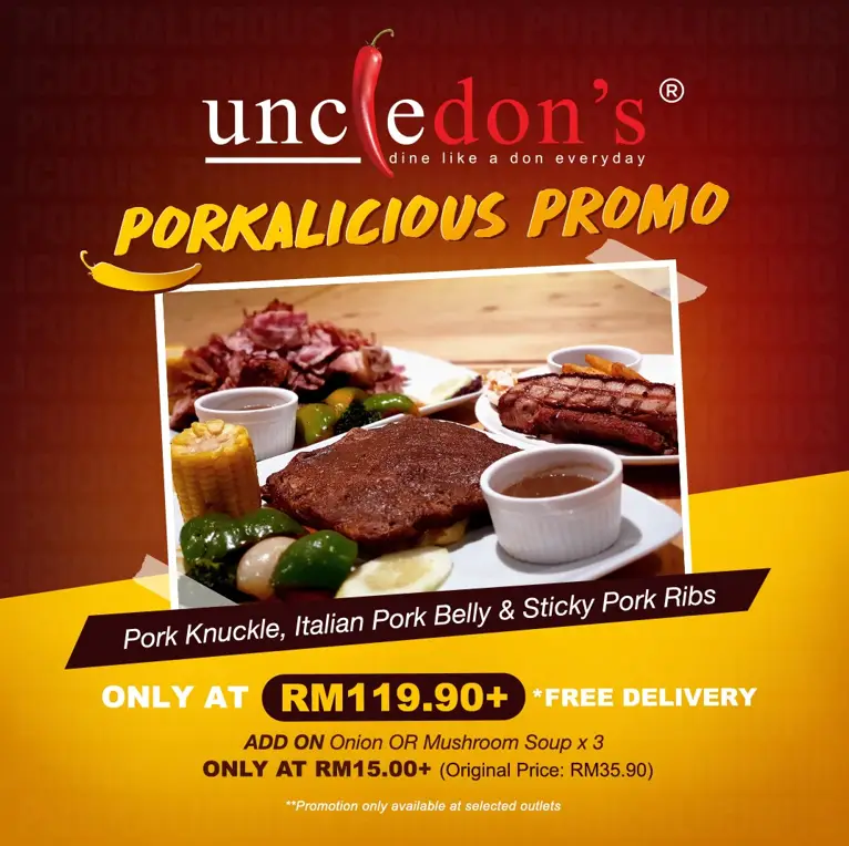 PRICES OF PORK AT UNCLE DON’S