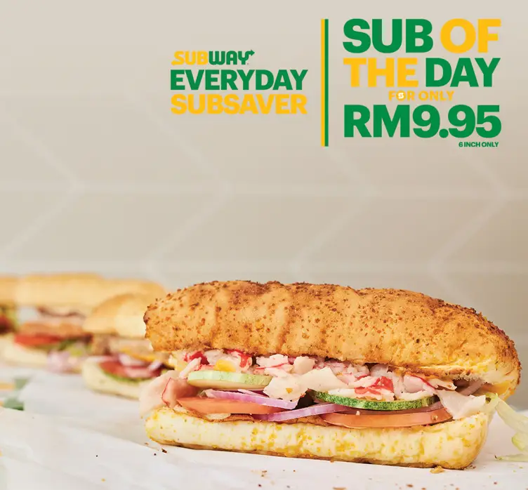 SUBWAY SANDWICHES WITH LATSET PRICES