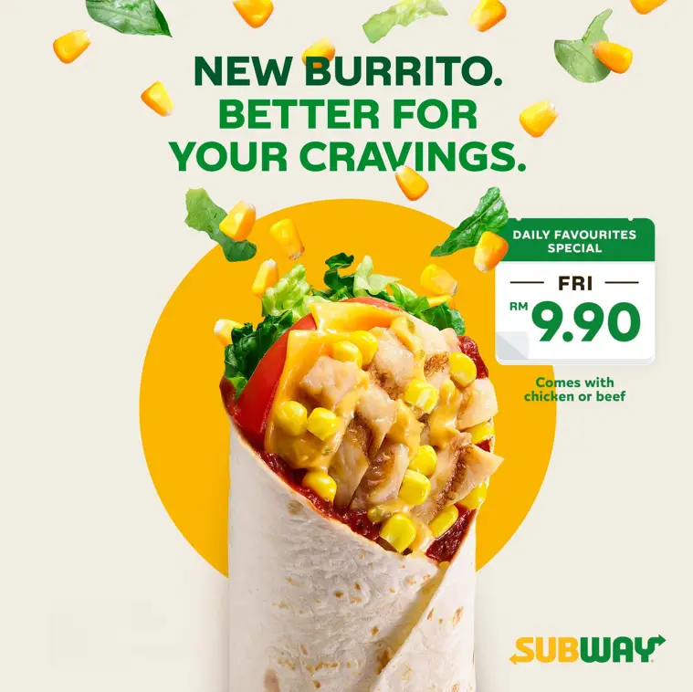 SUBWAY WRAPS WITH PRICES