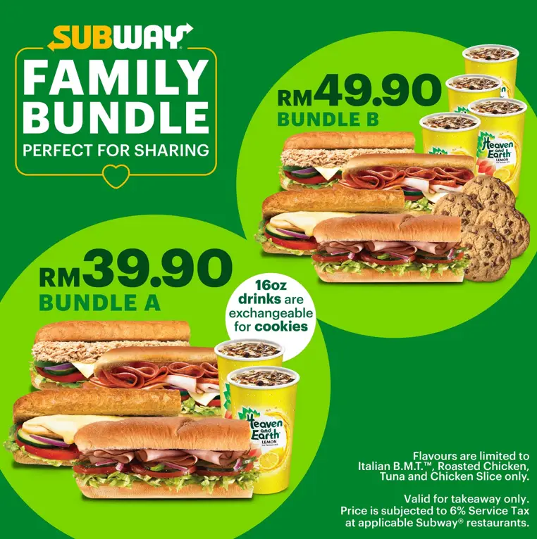 Subway Menu Malaysia & Updated Prices 2024