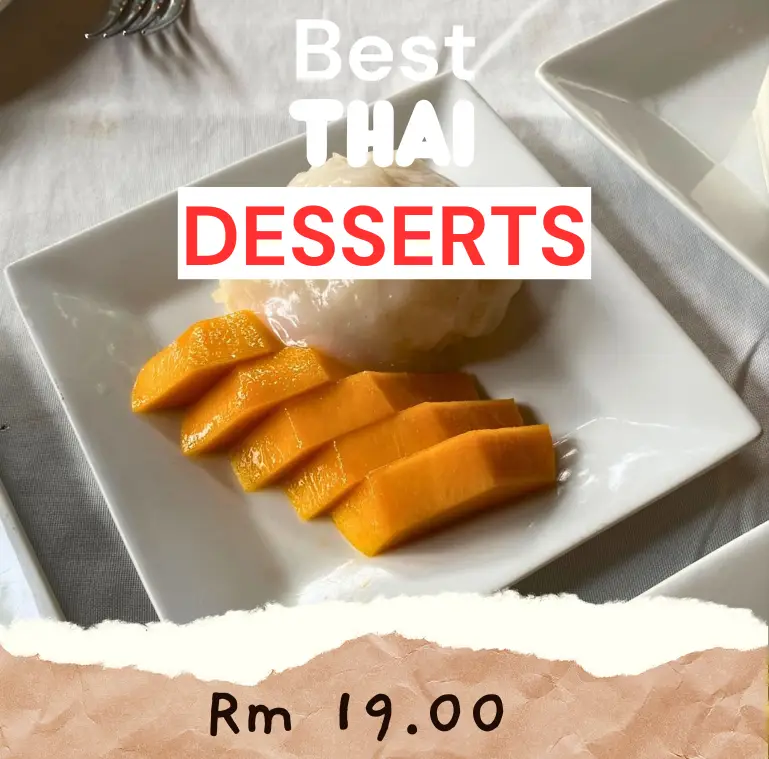 TAMARIND SPRINGS MALAYSIA THAI DESSERTS PRICES