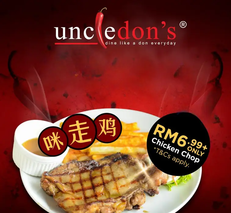 UNCLE DON’S CHICKEN WITH UPDATED PRICES