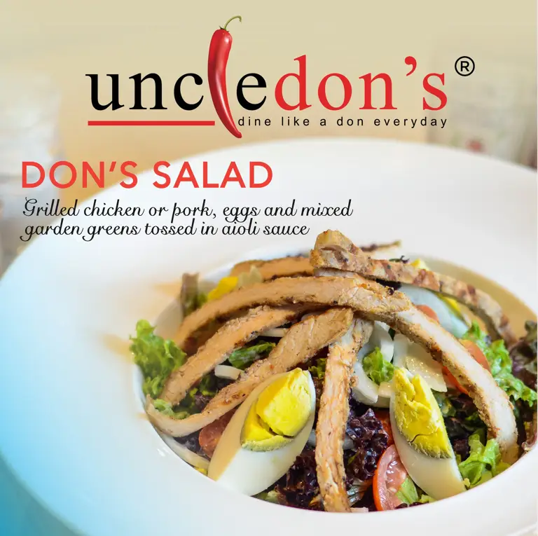 UNCLE DON’S SALADS WITH LATEST PRICES