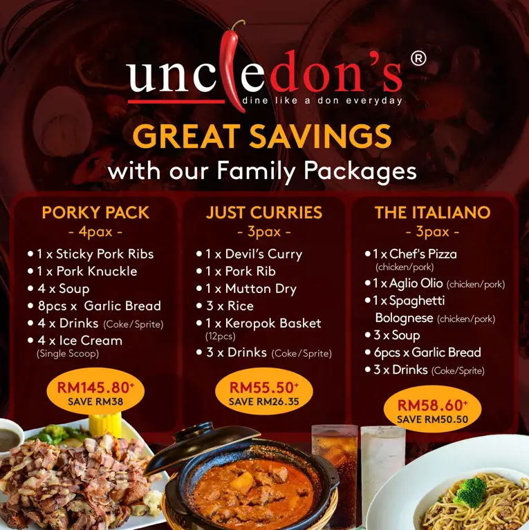 Uncle Don’s Menu Malaysia & Updated Prices 2024