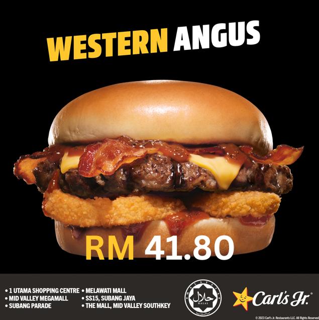 CARL’S JR ANGUS BURGER MENU