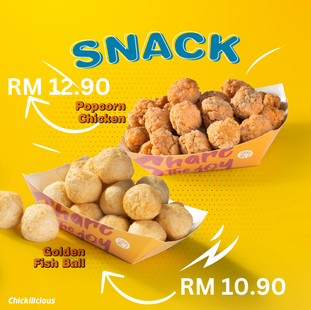 CHICKILICIOUS SNACKS WITH MENU