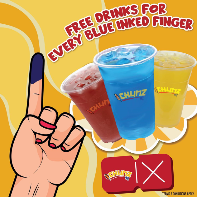 CHUNZ BEVERAGES WITH PRICES