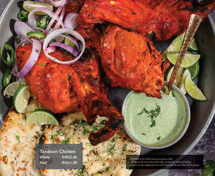 D’TANDOOR TANDOORI KHAZANAH WITH MENU