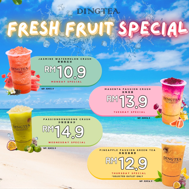 Ding Tea Menu Malaysia & Updated Prices 2024