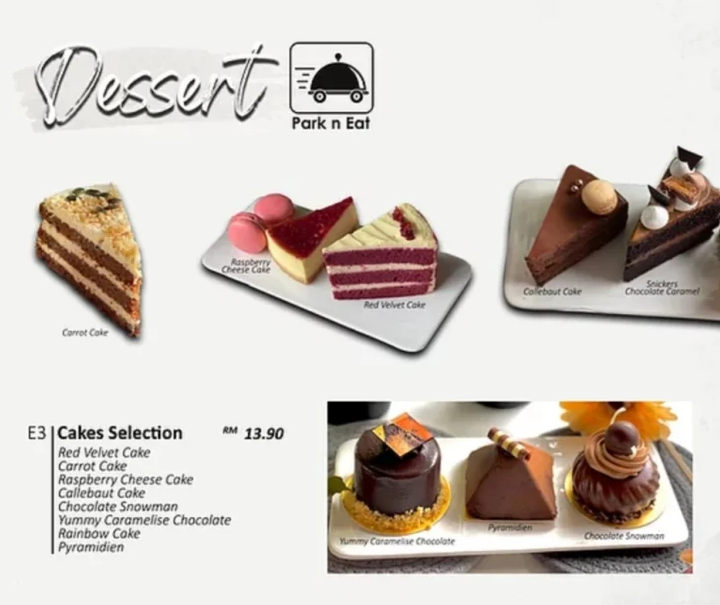 GASTROHUB MENU OF DESSERTS WITH PRICES