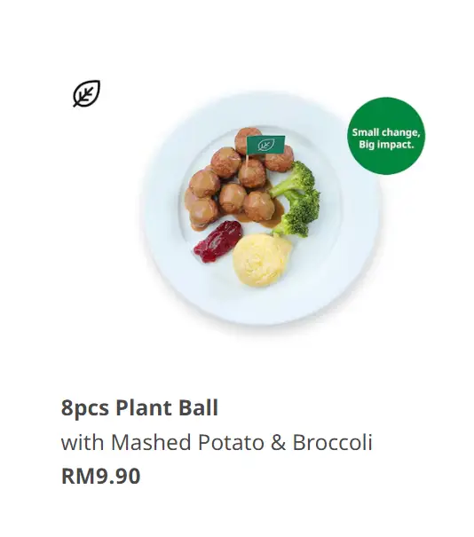 IKEA PLANT-BASED UPDATED MENU